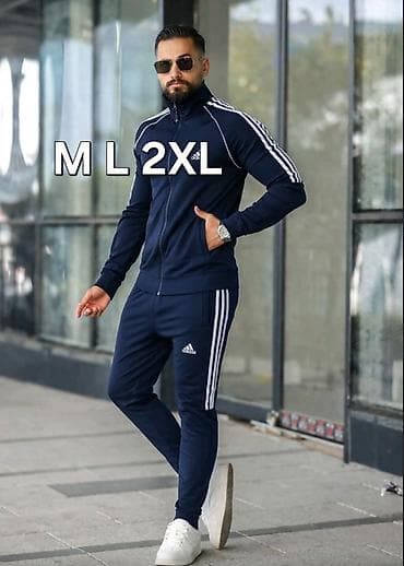 muski prsluci lacoste: Trenerka Adidas, bоја - Siva — 3