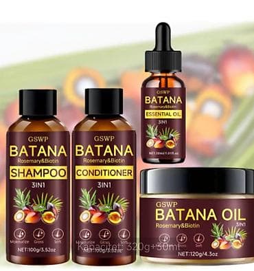 uvijac za kosu trostruki: GSWP Batana 3‑u‑1 set za kosu – ruzmarin i biotin Komplet negu čine — 1