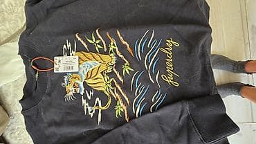 duks delije sever: Superdry potpuno novi sa etiketom duks (crewneck) sa bogatom vezenom — 1