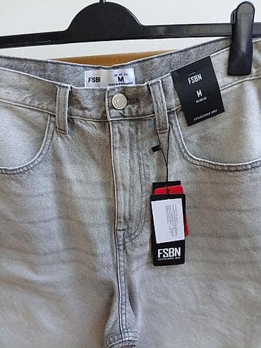new yorker kombinezoni: Nove, džins bermude (baggy jorts) New Yorker, svetlo sive boje, vel — 3