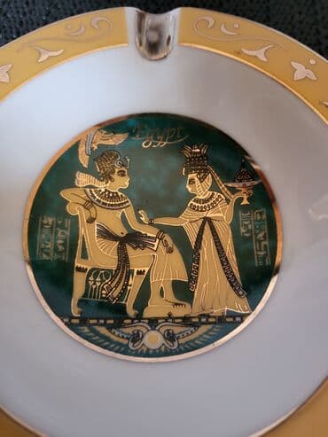 porcelanske solje za caj: Pepeljara, bоја - Šareno, Novo — 4