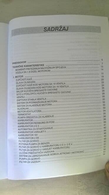 kontrolni zadaci iz matematike za 2 razred eduka: Tehnicka knjiga:Opel KADET E,motori 1,3 1,4 1,6 1,8 2,0 i 1,6 dizel — 3