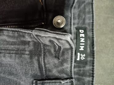 haljina za balet: Ženski džins pantalone – model zvono/flare - Materijal: denim sa — 2