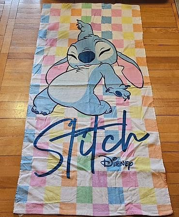 kolevke za bebe: Stitch peskiri
Pamuk
Cena 1100 din 
140x70cm
# — 1