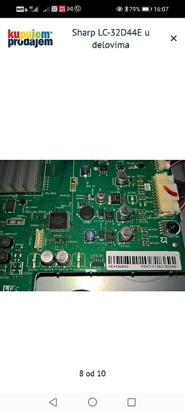 sobne antene za tv: Sharp LC-32D44E – delovi za TV Dostupni originalni moduli i — 8