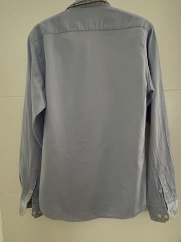 muške pidžame c a: Shirt Long sleeves, M (EU 50), color - Light blue — 2