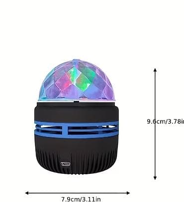 sony mini linija: LED disko projektor – RGB rotirajuća svetleća kugla - Kompaktna disko — 6