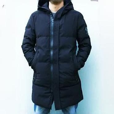 rozi sako kombinacije: Muška zimska parka – crna - Duža parka kroja do sredine butina za — 8