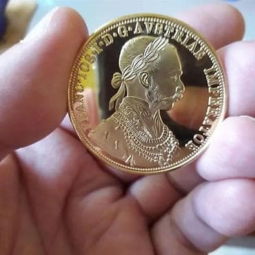 deciji dukati: Veliki dukati “Franz Joseph I – Austriae Imperator” u poklon kutiji sa — 5