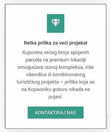 kupujem prodajem kuce u kikindi: NA PRODAJU PLAC 50 ari na Kopaoniku u Vikend Naselju u blizini — 7