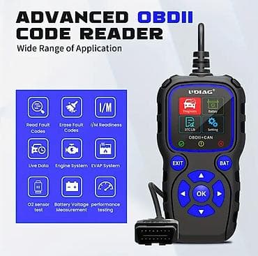 rucni kompresor za vazduh: Novo - UDIAG CR720 OBD2 EOBD+CAN sa testerom napona baterije Funkcije — 2