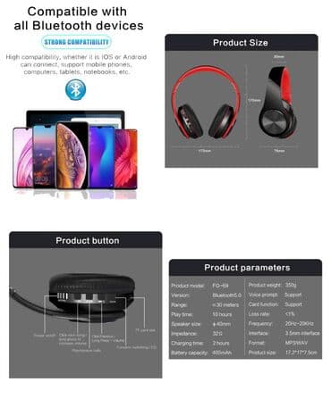 mini bluetooth slusalice: Nove kvalitetne bežične slušalice (bluetooth). Imaju ugradjen — 7