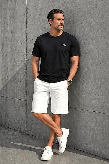 pull and bear dzemperi: Bermude i šortsevi Boss, bоја - Crna — 7