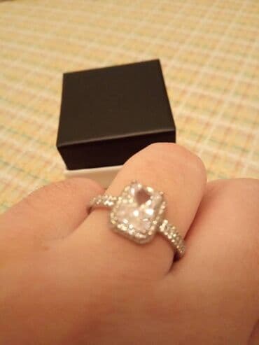 srebrna ogrlica sa krsticem: Women's ring, Material: Silver, Cubic zirconia — 2