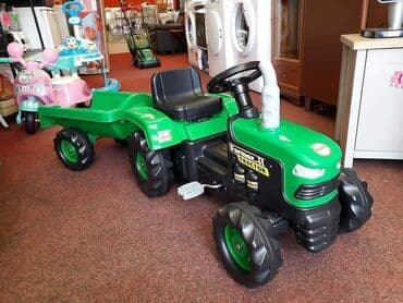 igračke traktori: TRAKTOR NA PEDALE SA PRIKOLICOM 🥰 8000 dinara 🥰 DOSTUPAN PONOVO — 4