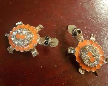 srebrne mindjuse zvezdice: Screwback earrings, Material: Stainless steel — 3