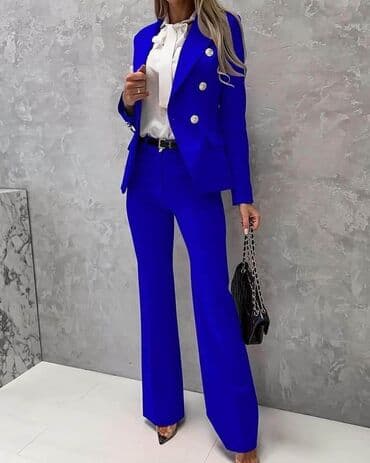 karirani kompleti zenski: Komplet 3700 — 1