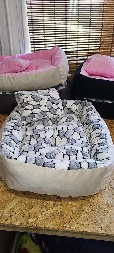 Glodari: Mekani kreveti 40*55 za kućne ljubimce sa jastučićem - Pravougaoni — 3