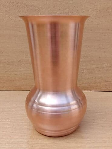 dva i po muskarca sa prevodom na srpski: Bakarna Vazna ZAMBIAN COPPERWARE - KITWE - COPPER CRAFTS LID Visina — 1