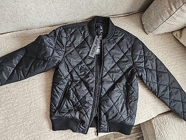 zn patike: Replay muška prošivena bomber jakna - Model: Replay, oznake vidljive — 2