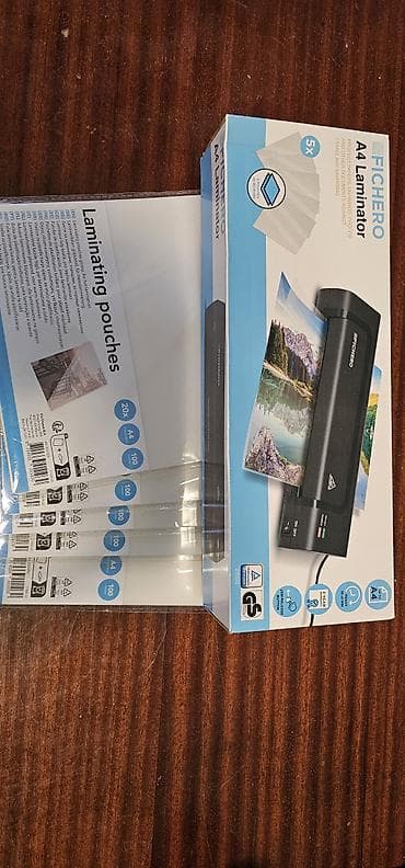 Fichero A4 laminator + set laminacijskih džepova - Tip: termalni
