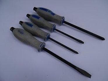 cirkular za drva: Set od 4 šrafcigera - Tipovi: ravni i krstasti (Pozi/Phillips) – po — 10