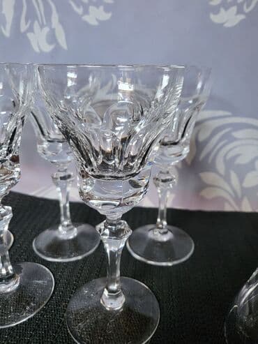 swarovski case za vino cena: Case nove kristal duvano staklo za vino,nemacke 70te. Case — 13