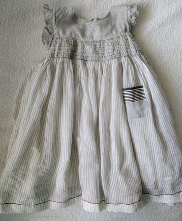 svecane bele haljine: Midi, Sleeveless, 110-116 — 7