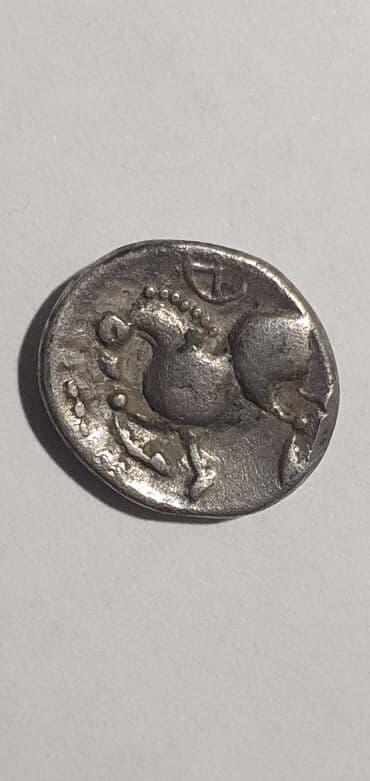 two and a half man online sa prevodom: Celtic silver Drachm Zeus - horse styled after Philip II 100BC Avers — 1