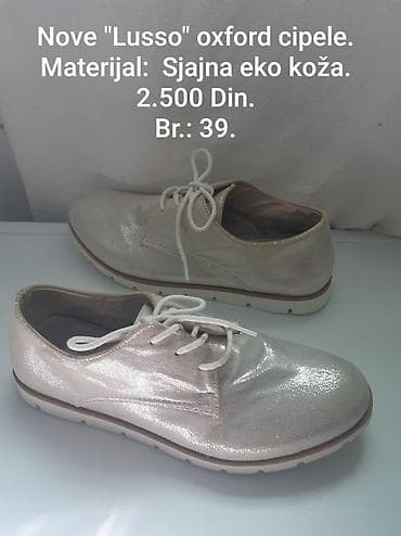 Nove „Lusso“ oxford cipele - Model: ženske oxford cipele sa pertlama