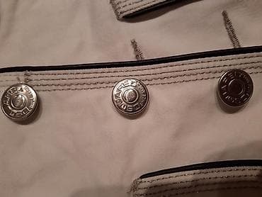 bele cipele: Original kratka Dsquared2 jakna od kepera sa koznim detaljima — 6