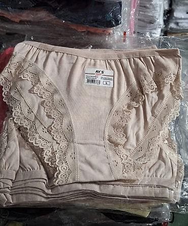 crveni donji ves: Ženske pamučne gaćice 12 komada – AYS - Modeli: klasične bikini — 4