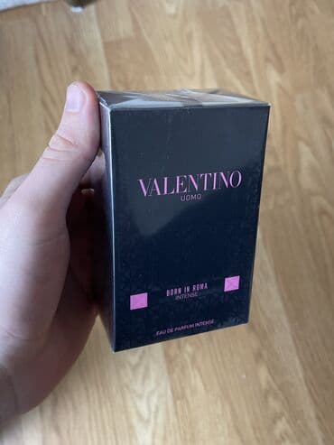 crna torba sa zlatnim lancem: Muški parfem, Valentino, Original — 1