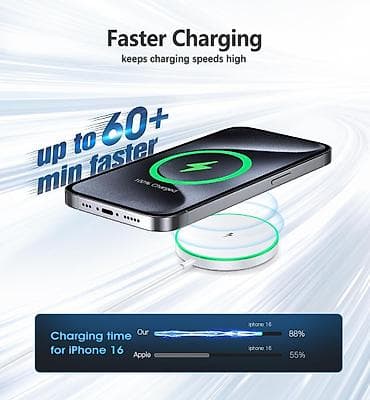 mobilni oglasi: MagSafe bežični punjač (GaN, N52 magneti) - Ultra tanak i lagan — 3