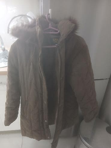 velicima: Zimska jakna COL Changlun, veličina XXL - Boja: tamno braon - Dužina — 1