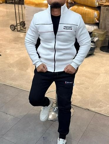 ski pantalone l: Komplet, M, Nike, bоја - Crna, Pamuk — 7