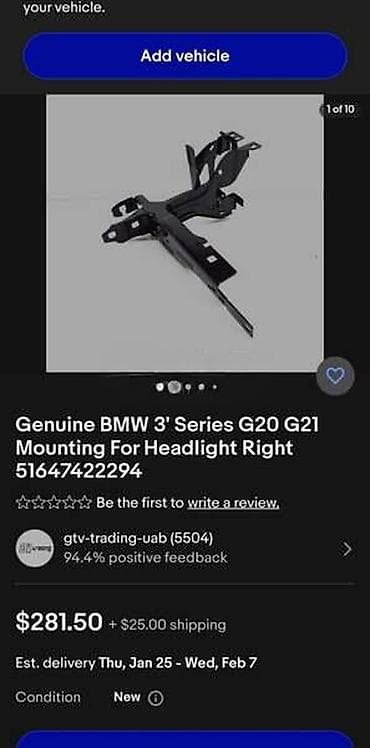 Car Parts: BMW — 3