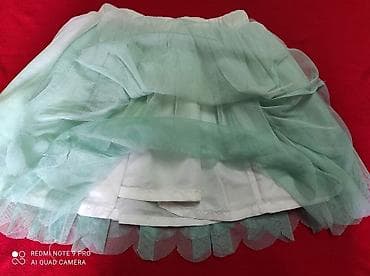 odeca za decu: Suknjica sa tilom velicina 128 Duzina 35, poluobim struka bez — 2