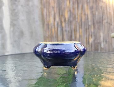 продајем дајем пећ: Porcelanska činija/pepeljara „Echt Cobalt” – Martinroda - Materijal — 2