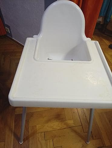 komplet od tvida: Dečija hranilica sa tacnom - Jednostavan, praktičan model sa visokim — 8
