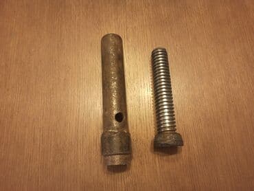prohromske sipke za rostilj cena: Navojna šipka - špingla ф25/20 dužina navoja 130mm, korak navoja 5mm — 4