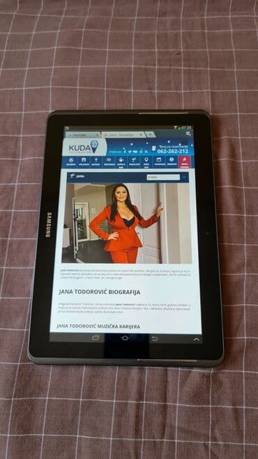 knjiga i zvucnik: Tablet samsung kao nov sve radi veliki 10.1 inca — 2