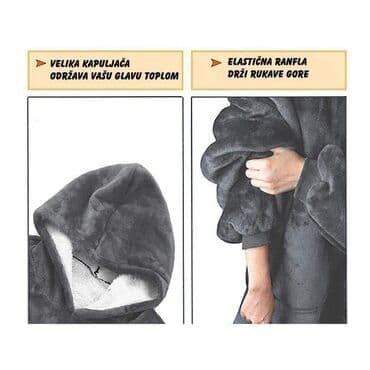 cebe sa rukavima i kapuljacom: Neponovljivo praktično i prijatno ćebe koje će oduševiti sve one koji — 5