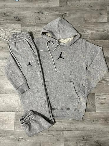 Men's Clothing: Set, Jordan, color - Grey, Cotton — 1