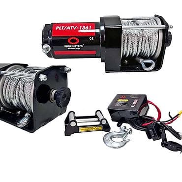 cepac za drva sa svrdlom: Električna vitla PROLINETECH PLT/ATV-1361 za ATV/UTV, čamce i terenska — 1