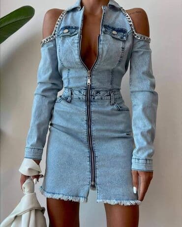 katrin haljine nova kolekcija: Nova kolekcija 
Teksas haljina 
Velicine :s,m,l i xl
Cena: 3600 din — 1