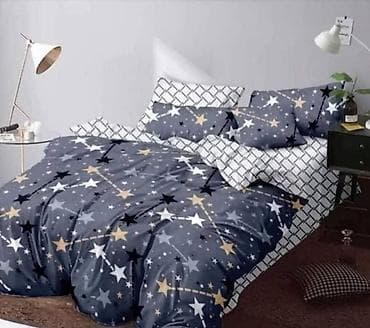 Bed sheets: Posteljina bracna luksuzna sa dva lica,višedelni setovi sa 3D štampom — 8