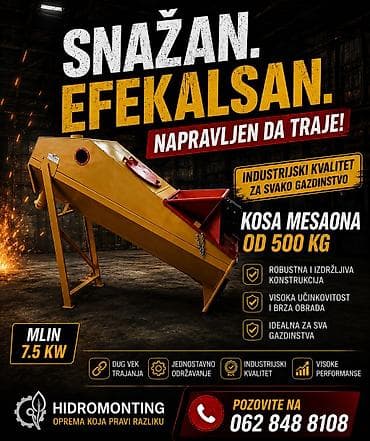 Kosa mesaona – industrijski kvalitet za svako gazdinstvo - Snaga