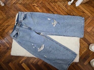 pocepane pantalone: Jeans, High rise, Ripped — 1