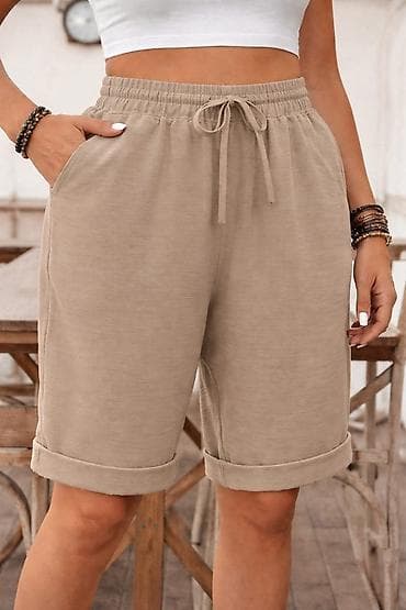 bogner patike cena: Ženske bermude sa džepovima i podesivim učkur‑pojasom - Kroj: ravne — 4